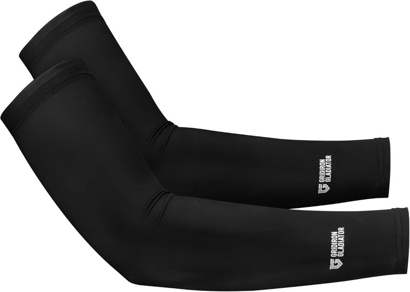 Gridiron Gladiator Football Arm Sleeve - Sport Compression Sleeves Men Women - Lightweight Breathable UPF 50+ Sun Protection - Image 1